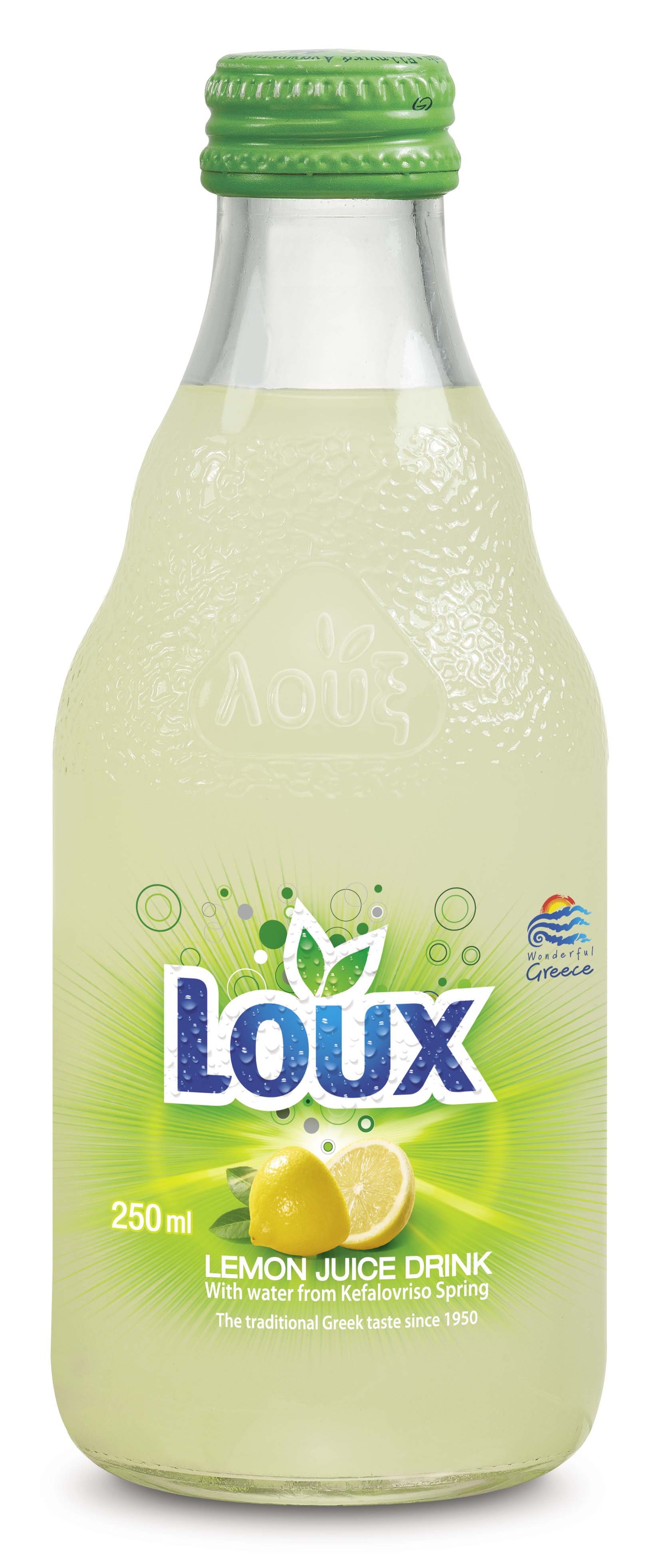 Напиток газированный со вкусом лимона "ЛИМОНАДА" LOUX 250 г