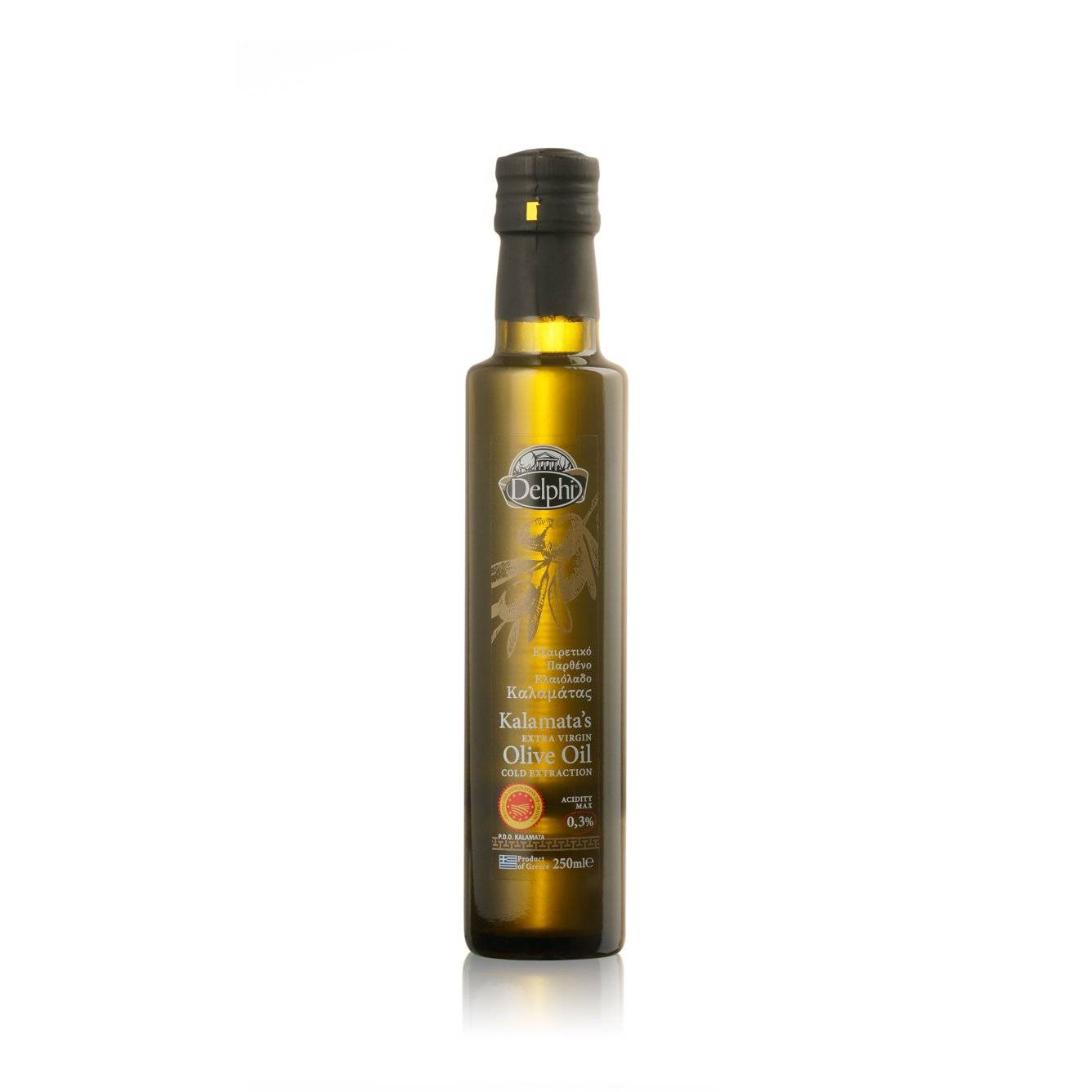 Масло оливковое Extra Virgin Каламата DELPHI P.D.O. 0,25л